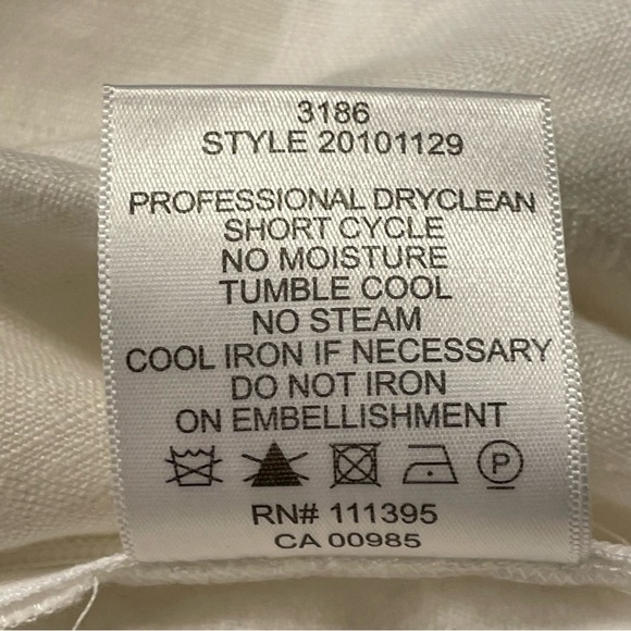 TORY BURCH Embellished Linen Tunic - Picture 8 of 8